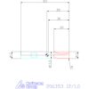 Holex VHM tóruszmaró HPC DIN 6535 HB 12/1,0 mm