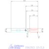 Holex VHM tóruszmaró HPC DIN 6535 HB 12/2,0 mm