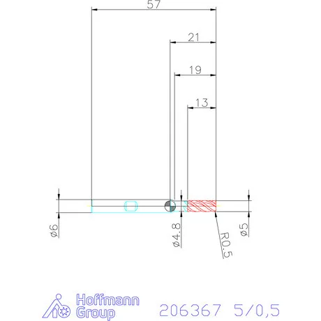 Garant Garant Master UNI VHM tóruszmaró 5/0,5 mm