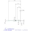 Garant VHM rádiusz másolómaró 1,2X15 mm