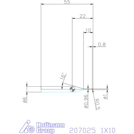 Garant VHM rádiusz másolómaró 1X10 mm