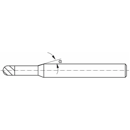 Garant VHM rádiusz másolómaró 1X8 mm