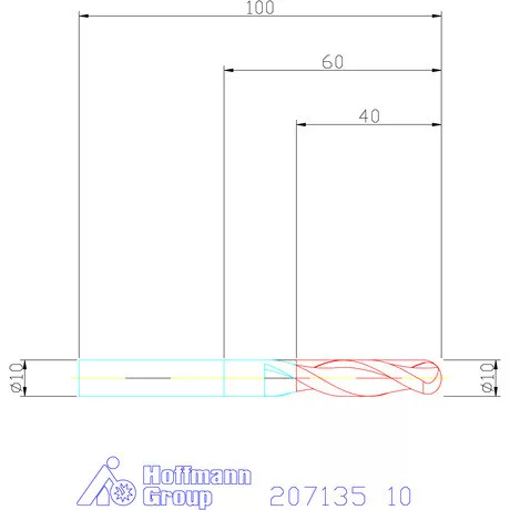 Garant VHM teljes rádiuszmaró 10 mm