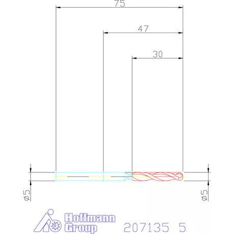 Garant VHM teljes rádiuszmaró 5 mm