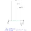 Garant Garant Diabolo VHM nagy pontosságú teljes rádiuszmaró HPC 0,3 mm