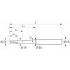 Garant Garant Diabolo VHM gömbvégű maró HPC 0,8 mm