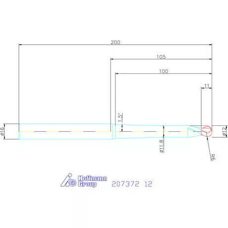 Garant Garant Diabolo VHM gömbvégű maró HPC 12 mm