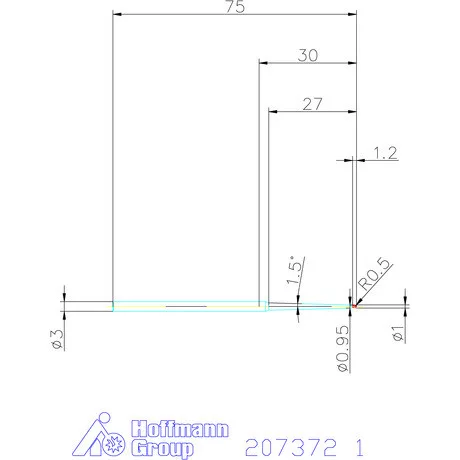 Garant Garant Diabolo VHM gömbvégű maró HPC 1 mm