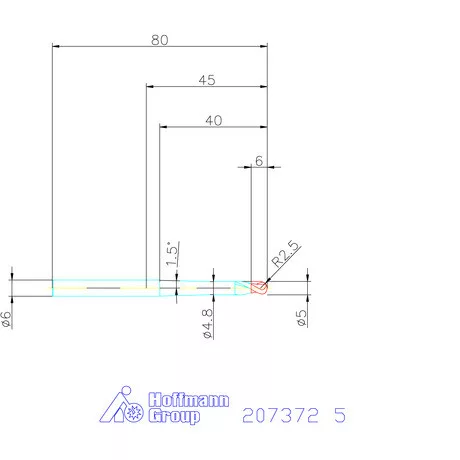 Garant Garant Diabolo VHM gömbvégű maró HPC 5 mm
