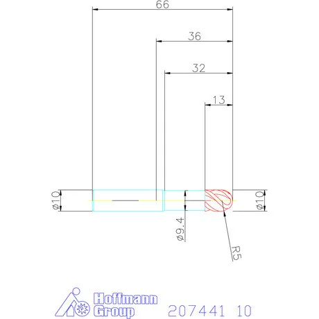 Garant VHM teljes rádiuszmaró 10 mm