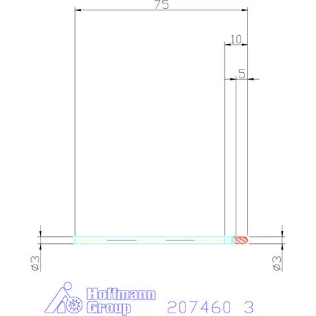 Garant VHM teljes rádiuszmaró MTC 3 mm