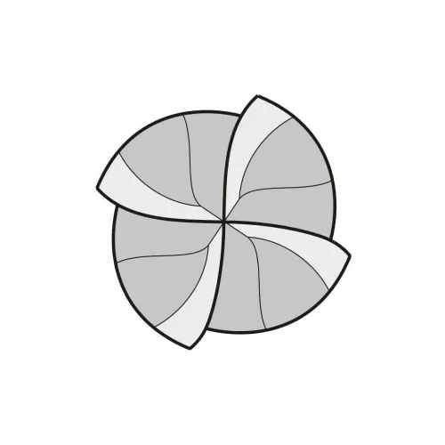 Garant VHM teljes rádiuszmaró HPC 2/6 mm