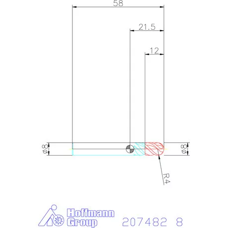 Garant Garant Master Titan VHM teljes rádiuszmaró HPC 8 mm