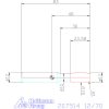 Garant VHM parabolikus maró, egyenes alak PPC 12/70 mm