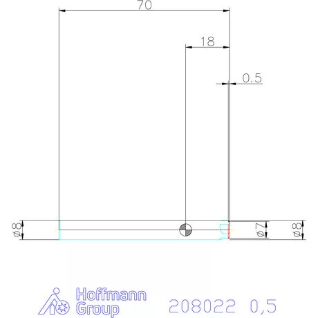 Holex VHM saroklekerekítő maró 0,5 mm