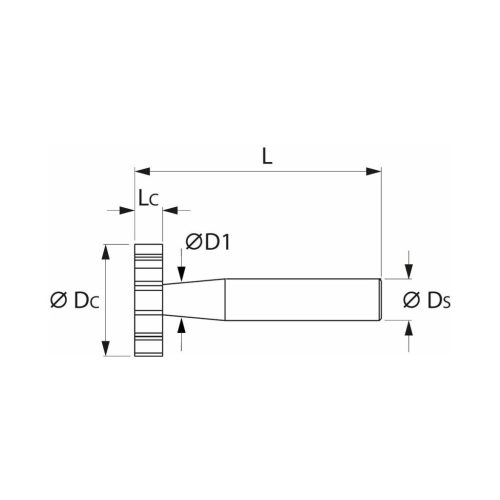 Garant VHM T-horonymaró 18X8 mm