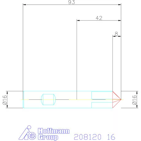 Garant VHM sorjázó 90° 16 mm