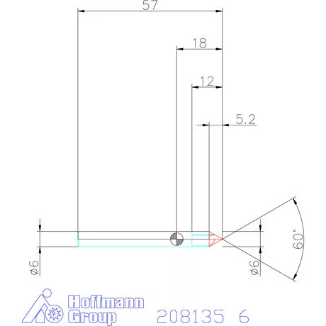 Garant VHM sorjázó 60° 6 mm