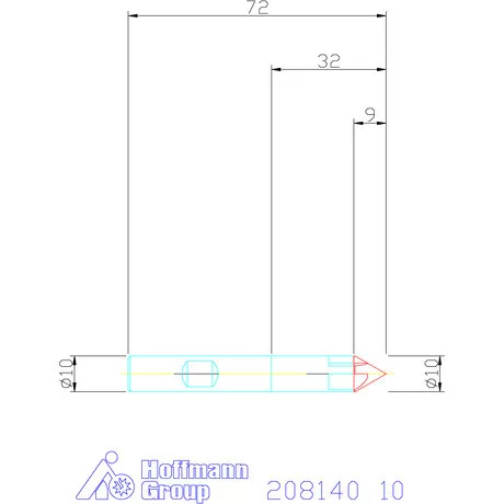 Garant VHM sorjázó 60° 10 mm
