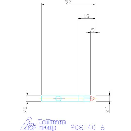 Garant VHM sorjázó 60° 6 mm