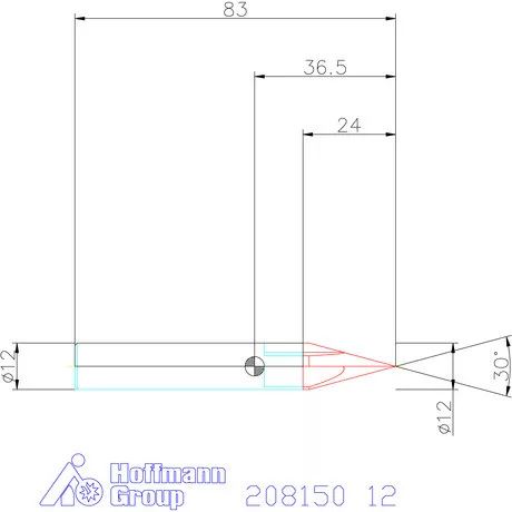Garant VHM sorjázó 30° 12 mm