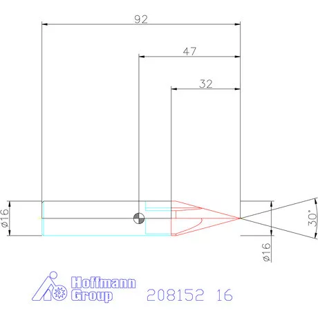 Garant VHM sorjázó 30° 16 mm