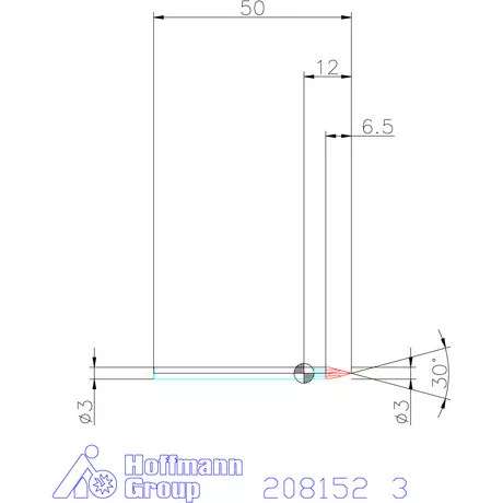 Garant VHM sorjázó 30° 3 mm