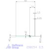 Garant VHM spirális sorjázó 90° 0,5 mm