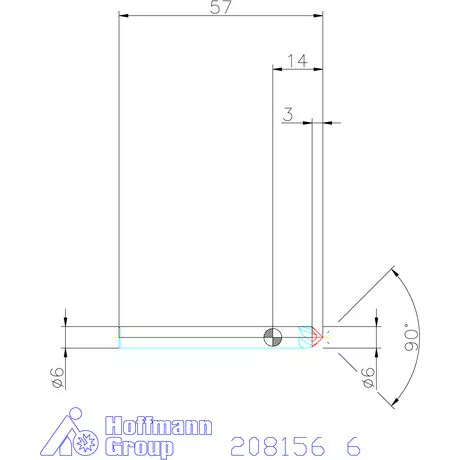 Garant VHM spirális sorjázó 90° 6 mm
