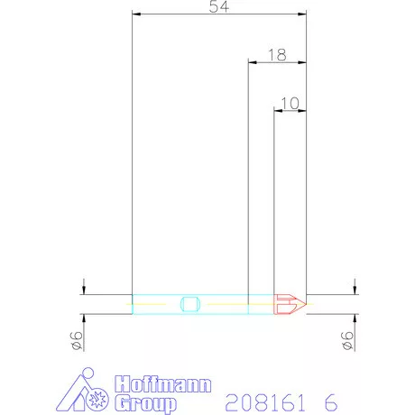 Holex VHM sorjázó 60° 6 mm
