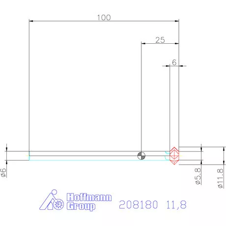 Garant VHM előre- és hátrasorjázó 11,8 mm