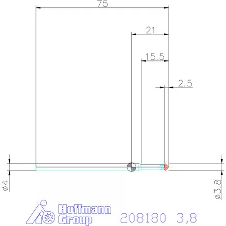 Garant VHM előre- és hátrasorjázó 3,8 mm