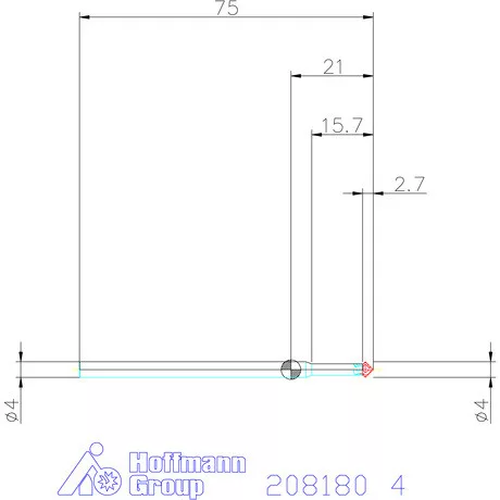 Garant VHM előre- és hátrasorjázó 4 mm