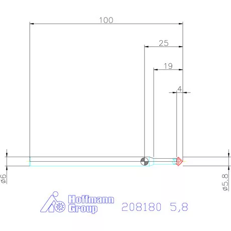 Garant VHM előre- és hátrasorjázó 5,8 mm