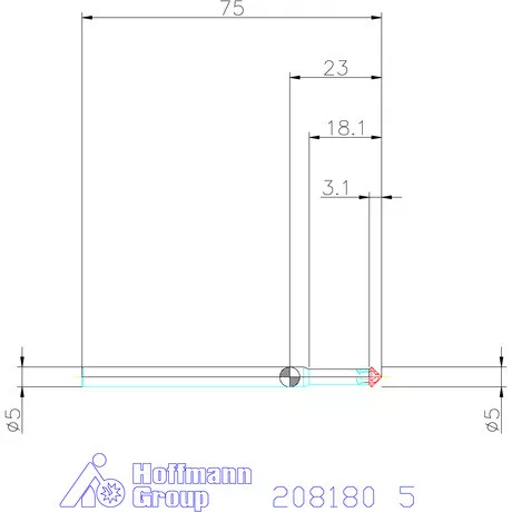 Garant VHM előre- és hátrasorjázó 5 mm