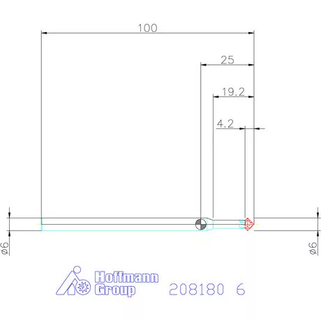 Garant VHM előre- és hátrasorjázó 6 mm