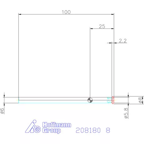 Garant VHM előre- és hátrasorjázó 8 mm
