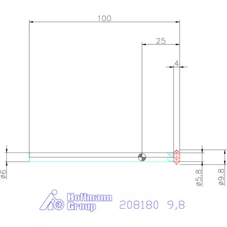 Garant VHM előre- és hátrasorjázó 9,8 mm
