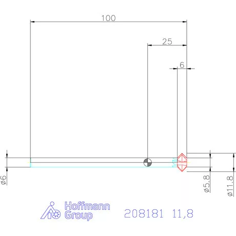 Garant Keményfém előre-/hátrasorjázó spirálszöggel 11,8 mm