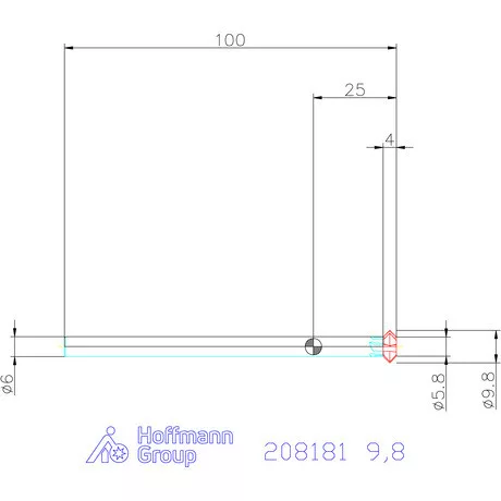 Garant Keményfém előre-/hátrasorjázó spirálszöggel 9,8 mm