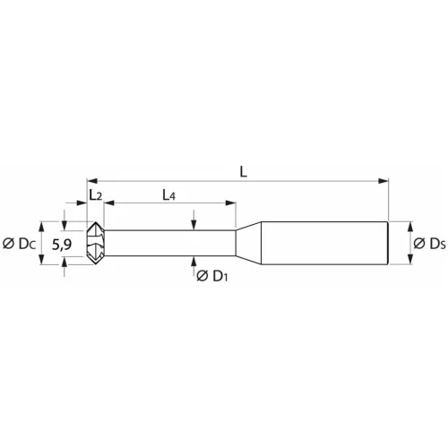 Garant VHM előre- és hátrasorjázó 11,8 mm