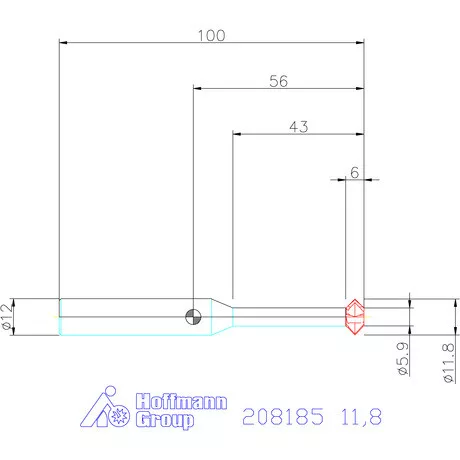 Garant VHM előre- és hátrasorjázó 11,8 mm