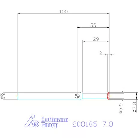 Garant VHM előre- és hátrasorjázó 7,8 mm