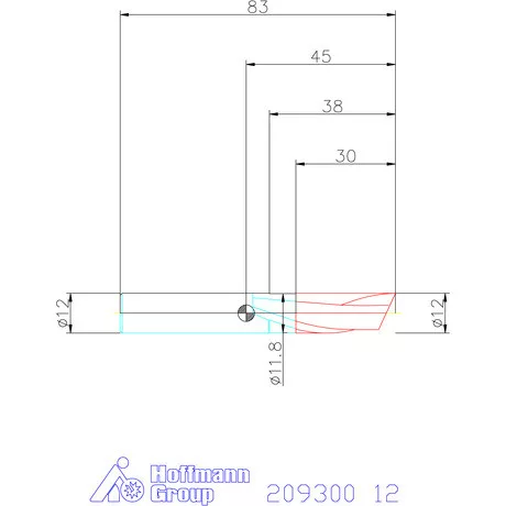 Garant VHM maró 12 mm