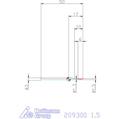 Garant VHM maró 1,5 mm