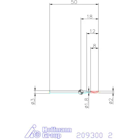 Garant VHM maró 2 mm