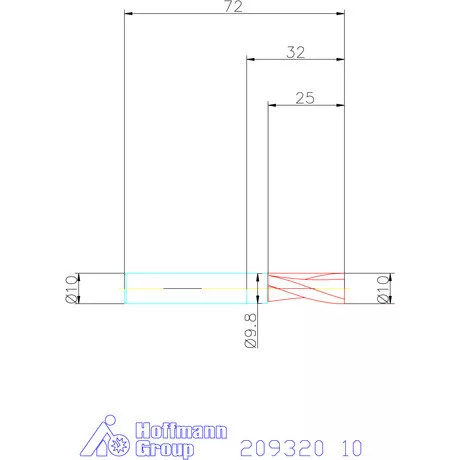 Garant VHM maró 10 mm
