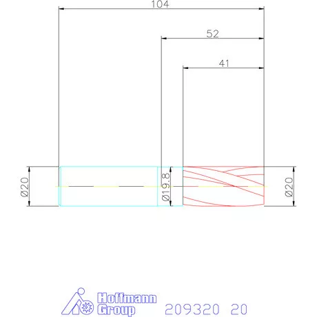 Garant VHM maró 20 mm