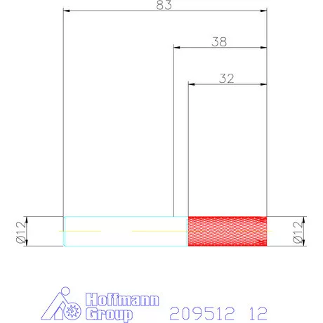 Garant VHM kontúrmaró, toló forgácsolás finom 12 mm