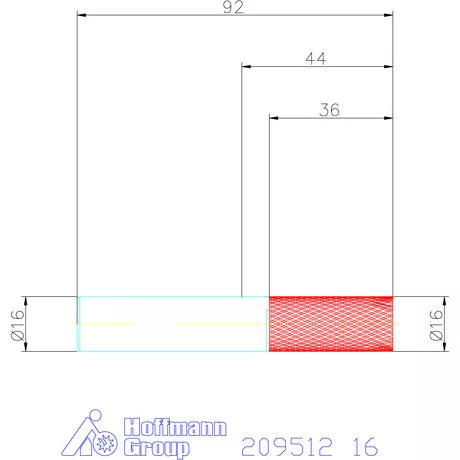 Garant VHM kontúrmaró, toló forgácsolás finom 16 mm
